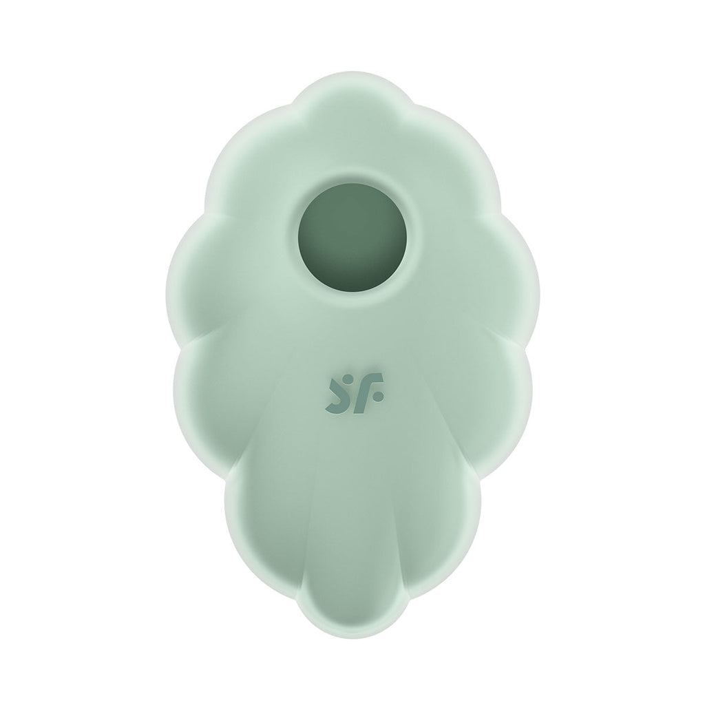 Satisfyer - Cloud Dancer Double Air Pulse Clitoral Vibrator Mint