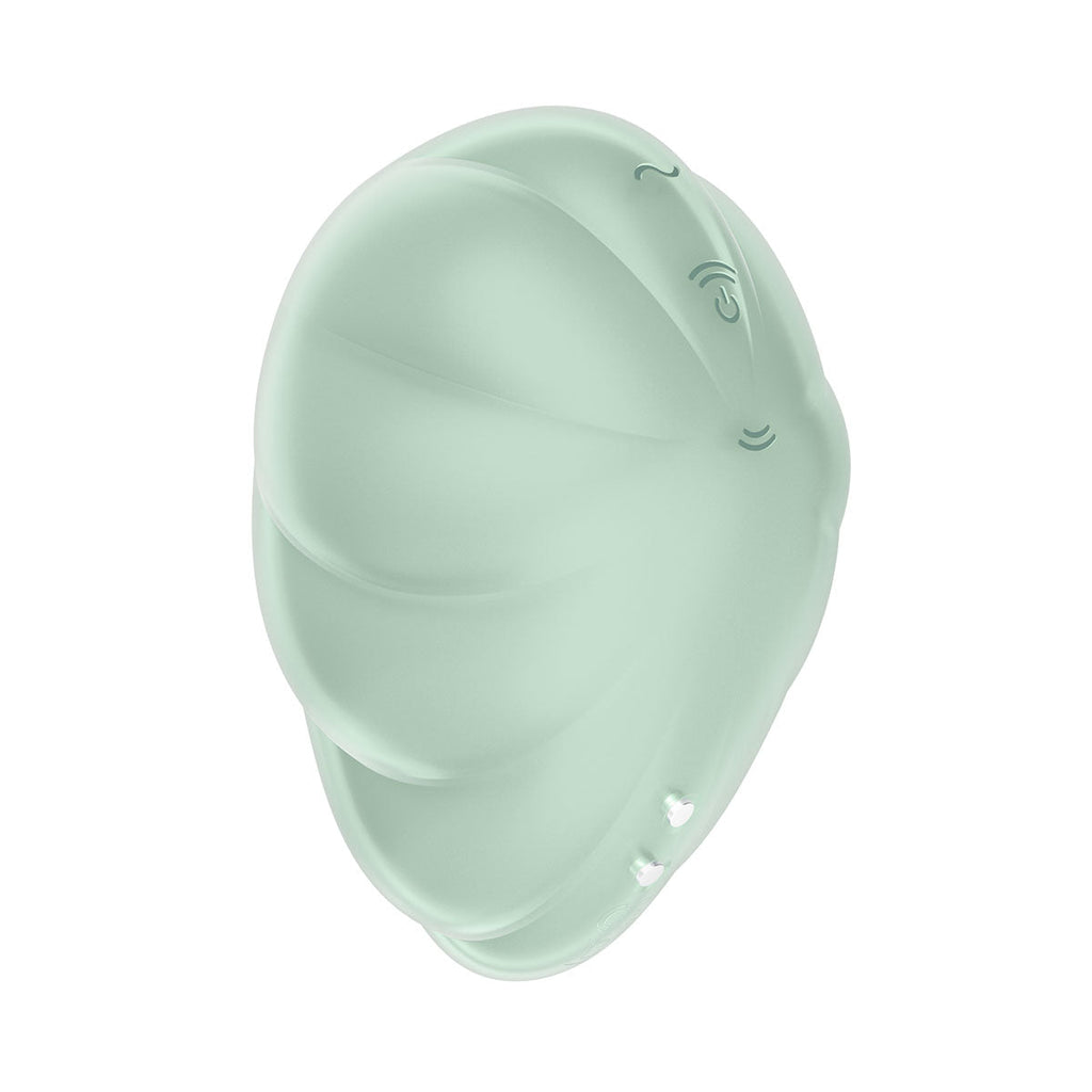 Satisfyer - Cloud Dancer Double Air Pulse Clitoral Vibrator Mint