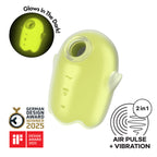 Satisfyer - Glowing Ghost Double Air Pulse Clitoral Vibrator Yellow