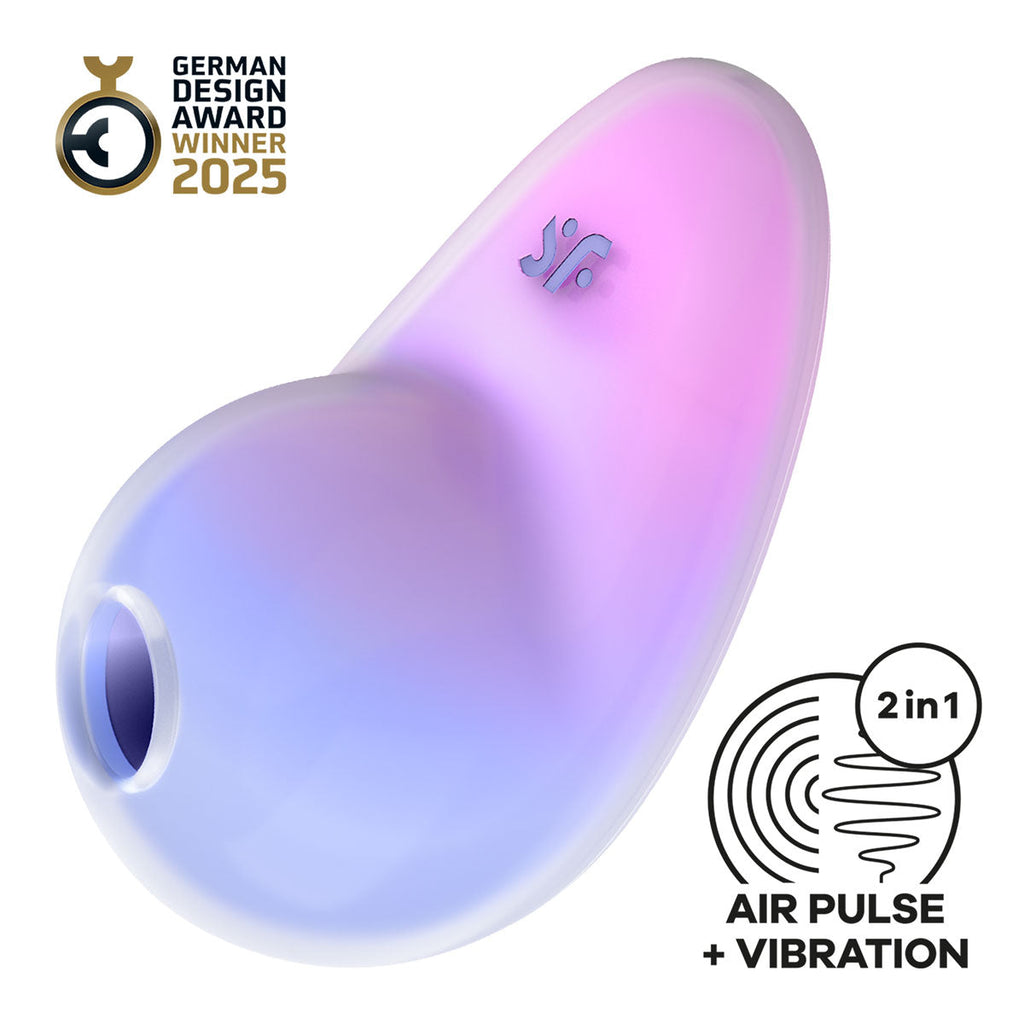 Satisfyer - Pixie Dust Double Air Pulse Clitoral Vibrator Violet Pink