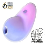 Satisfyer - Pixie Dust Double Air Pulse Clitoral Vibrator Violet Pink