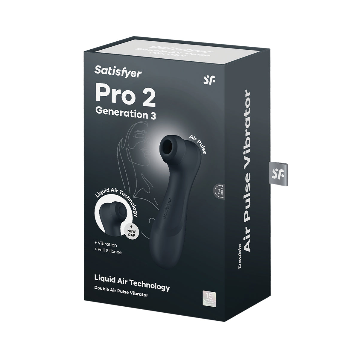 Satisfyer - Pro 2 Generation 3 Double Air Pulse Clitoral Vibrator Black