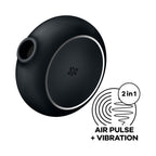 Satisfyer - Pro To Go 3 Double Air Pulse Clitoral Vibrator Black