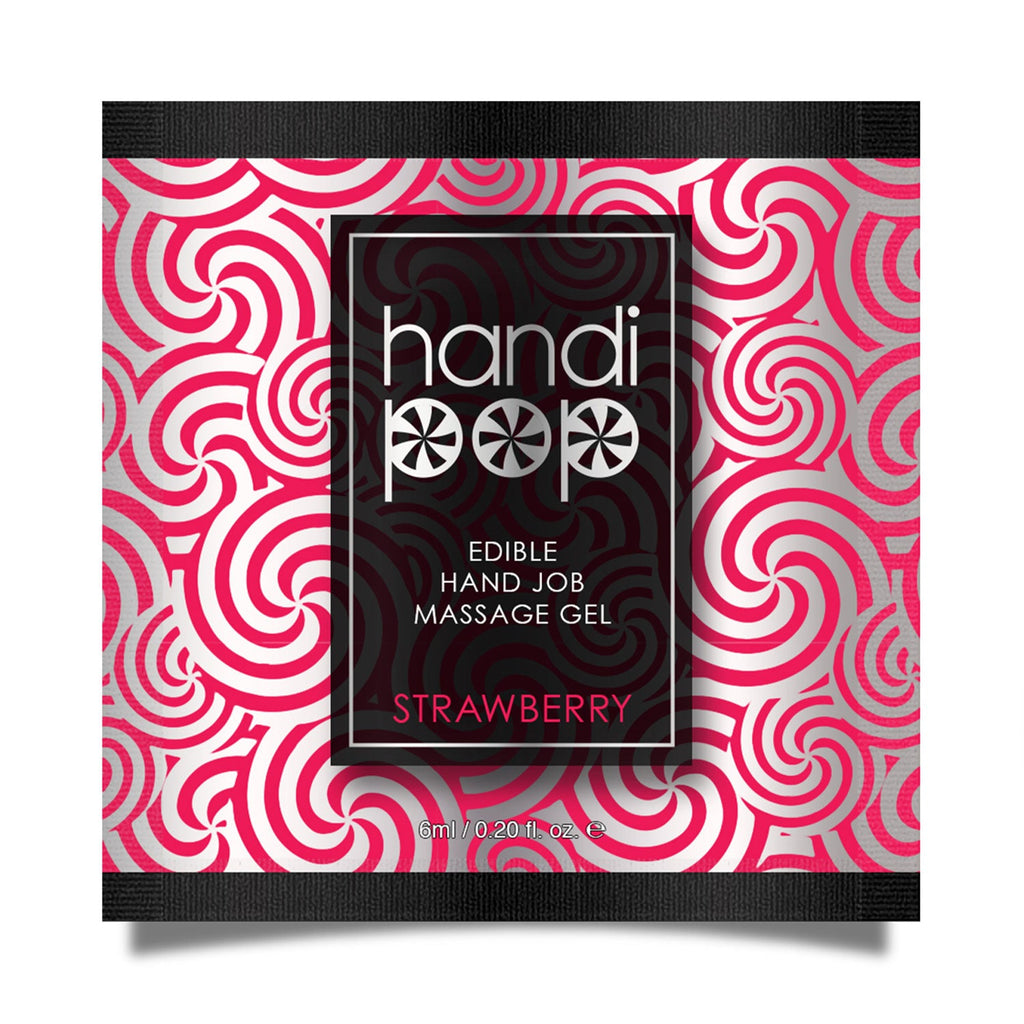 Sensuva - Handipop Edible Hand Job Massage Gel Strawberry 125 ml