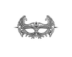 Ouch Black and White - Lace Eye Mask Empress Black