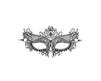 Ouch Black and White - Lace Eye Mask Queen Black