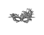 Ouch Black and White - Lace Eye Mask Royal Black