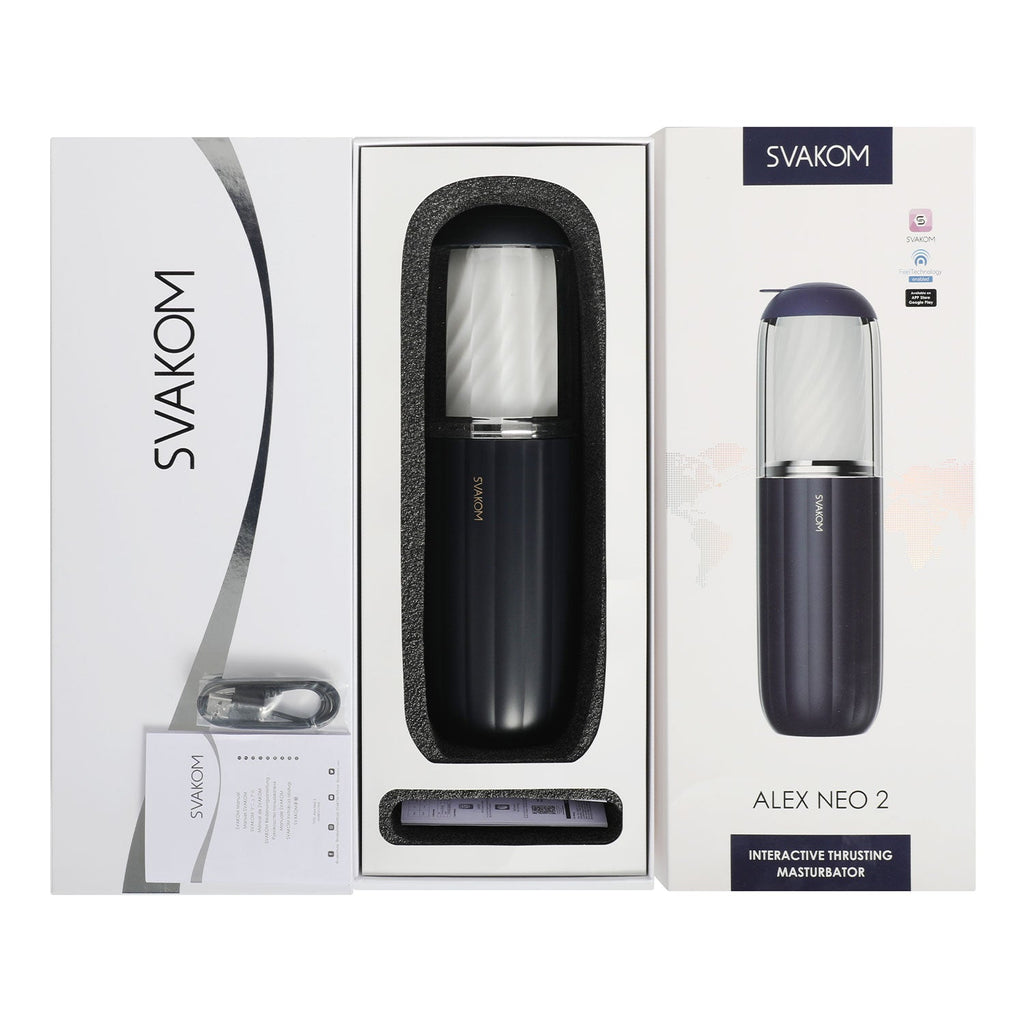 Svakom - Alex Neo 2 App-controlled Thrusting Masturbator
