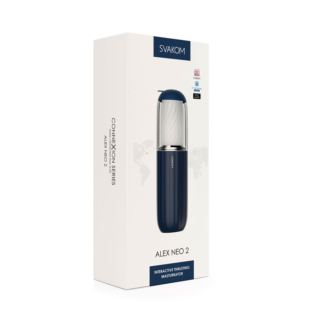 Svakom - Alex Neo 2 App-controlled Thrusting Masturbator
