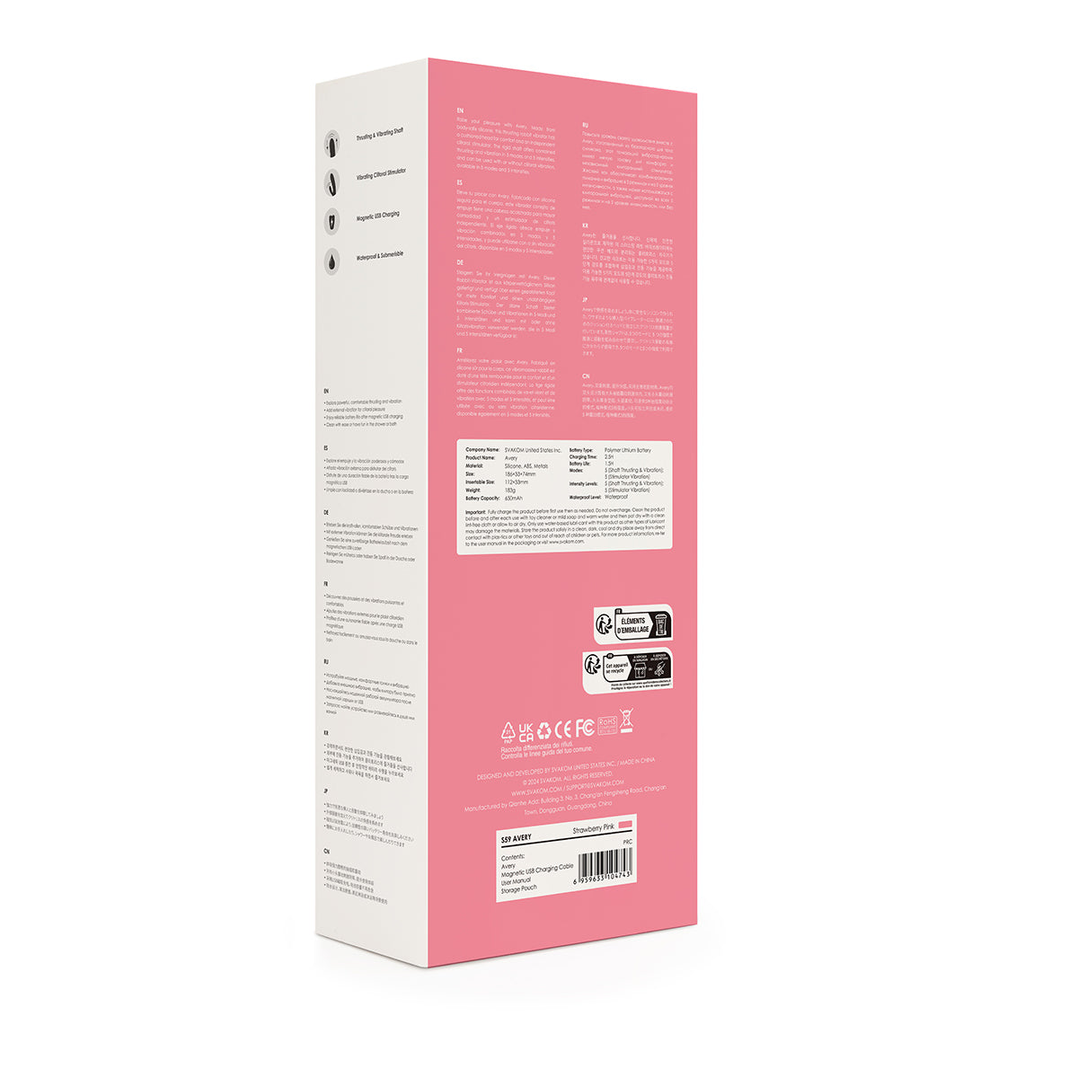 Svakom - Avery Powerful Thrusting Rabbit Vibrator