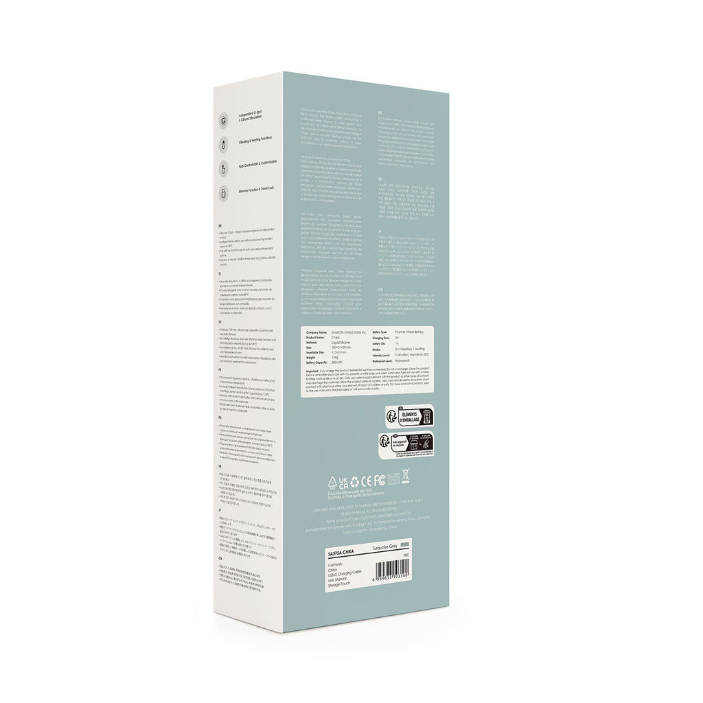 Svakom - Chika App-controlled Heating Rabbit Vibrator