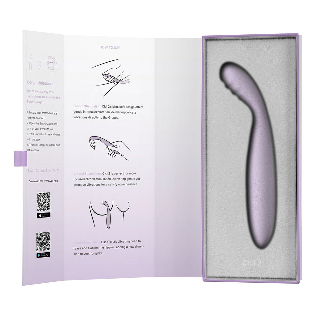 Svakom - Cici 2 App-Controlled Heating G-spot Vibrator