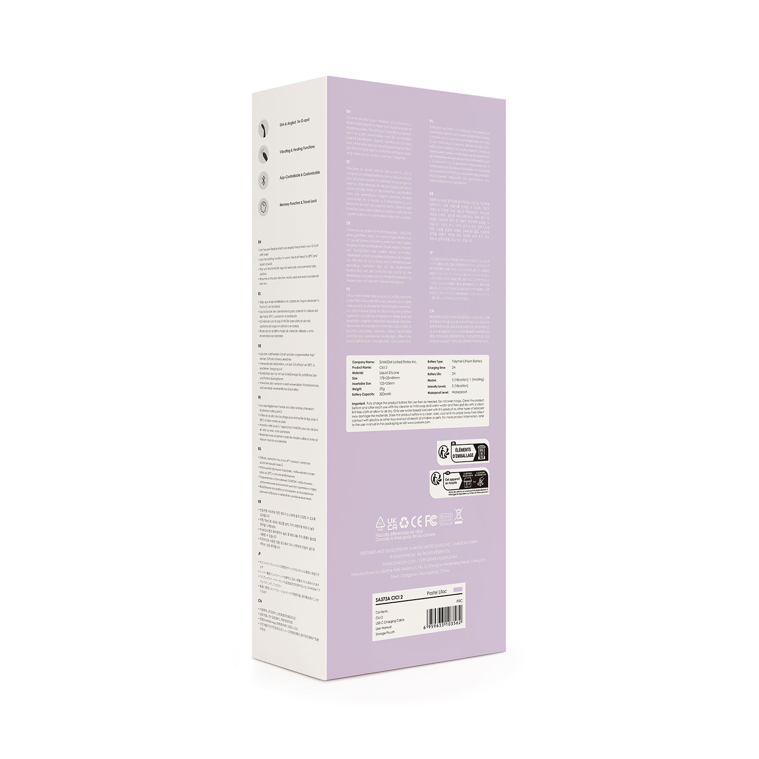 Svakom - Cici 2 App-Controlled Heating G-spot Vibrator