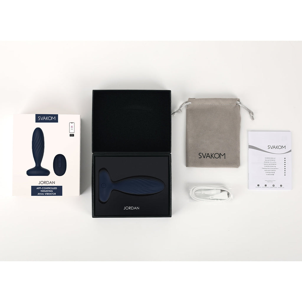 Svakom - Jordan App-Controlled Thrusting Anal Vibrator with Remote