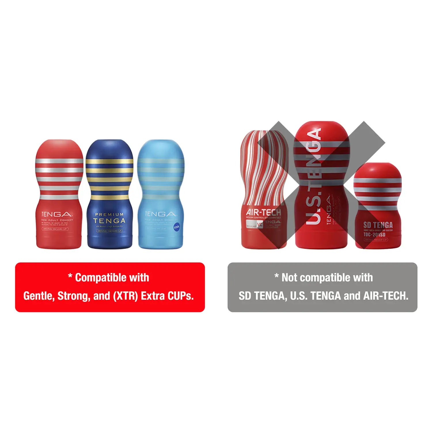 Tenga - Cup Vibrator Original Vacuum Set