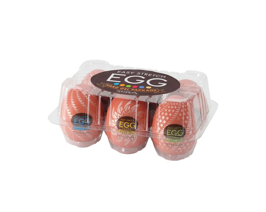 Tenga - Egg Hard Gel Edition Discreet Masturbator Variety Pack