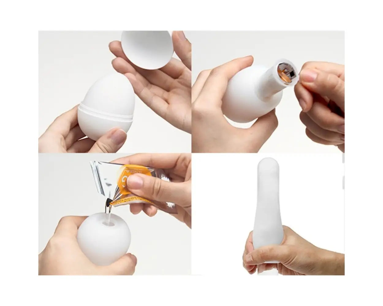 Tenga - Egg Hard Gel Edition Discreet Masturbator Variety Pack