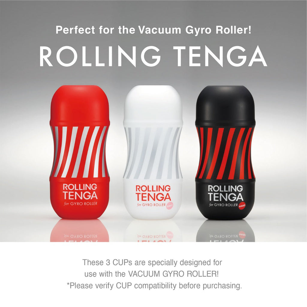 Tenga - Rolling Cup Soft Vacuum Gyro Roller Compatible Male Masturbator