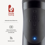 The Handy - App Controlled Interactive Bluetooth Stroker Male Masturbator (Black)