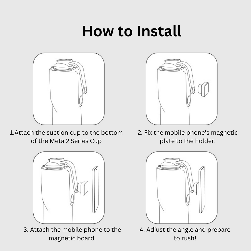 TryFun - Adjustable Magnetic Phone Holder for Meta Series 2 Masturbator