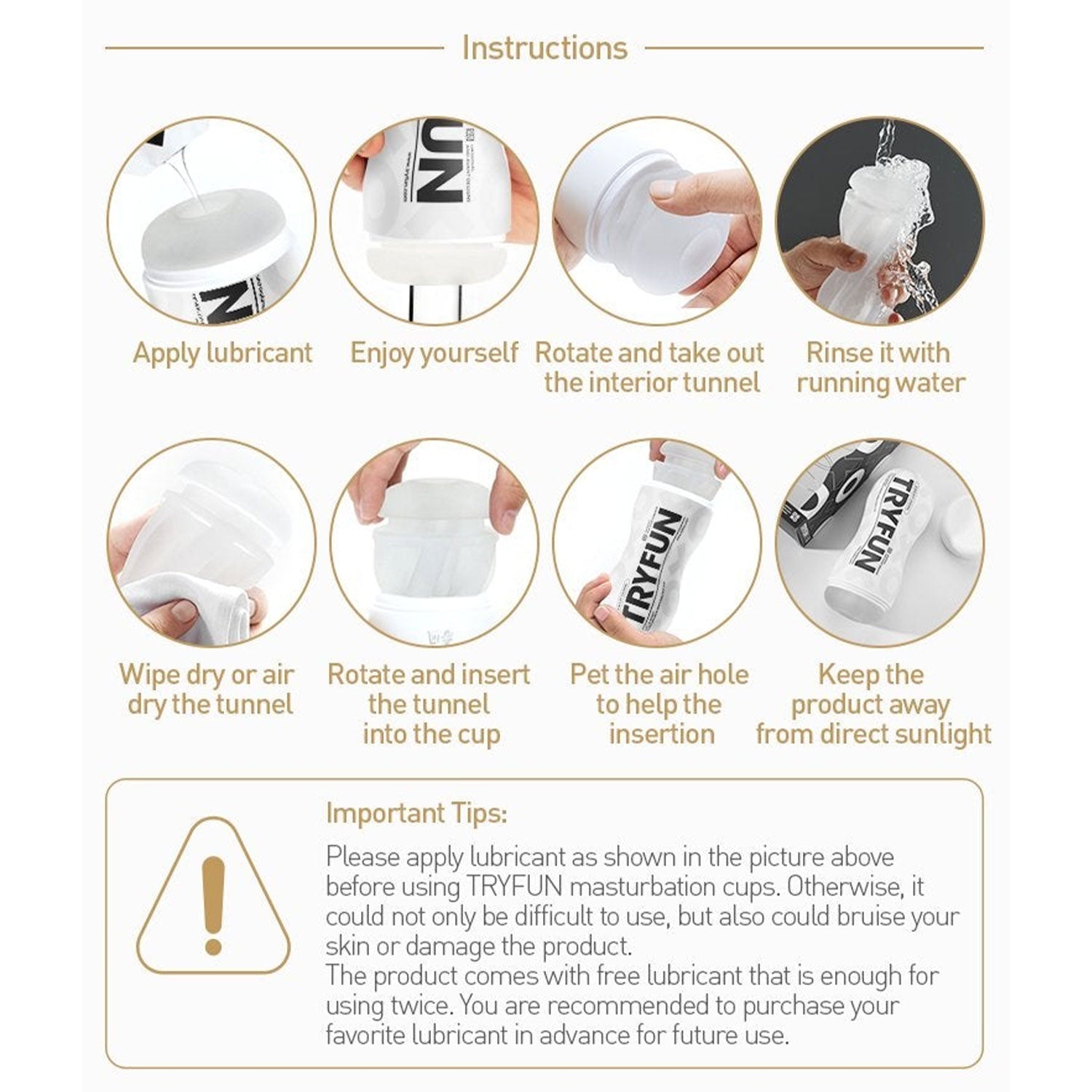 TryFun - Little Fox Reusable Male Masturbation Cup