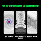 TryFun - Meta Series 2 Rotary Thrusting Smart Masturbation Cup with 2nd Gen Sleeve and Lubricant