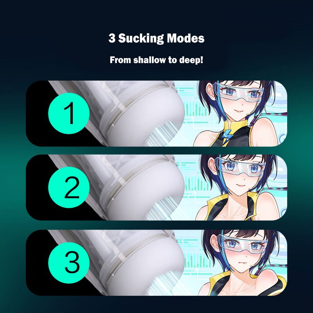 TryFun - Protean 2 Pro Automatic Vibrating and Sucking Male Masturbator