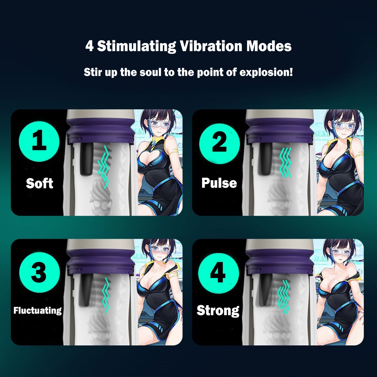 TryFun - Protean 2 Pro Automatic Vibrating and Sucking Male Masturbator