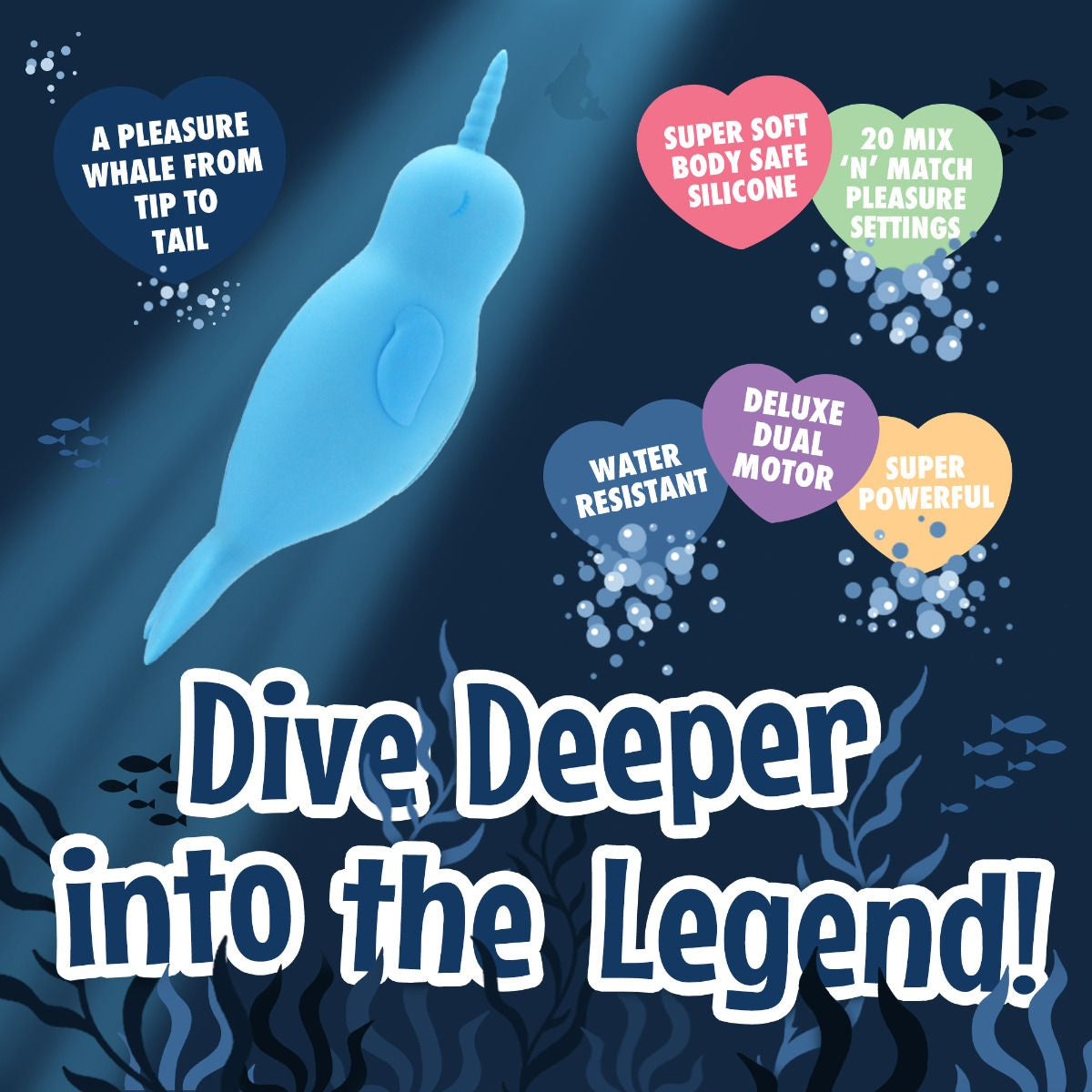 Unihorn - Neigh Mo Narwhal Clitoral Vibrator