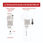 Tenga - Rolling Cup Soft Vacuum Gyro Roller Compatible Male Masturbator