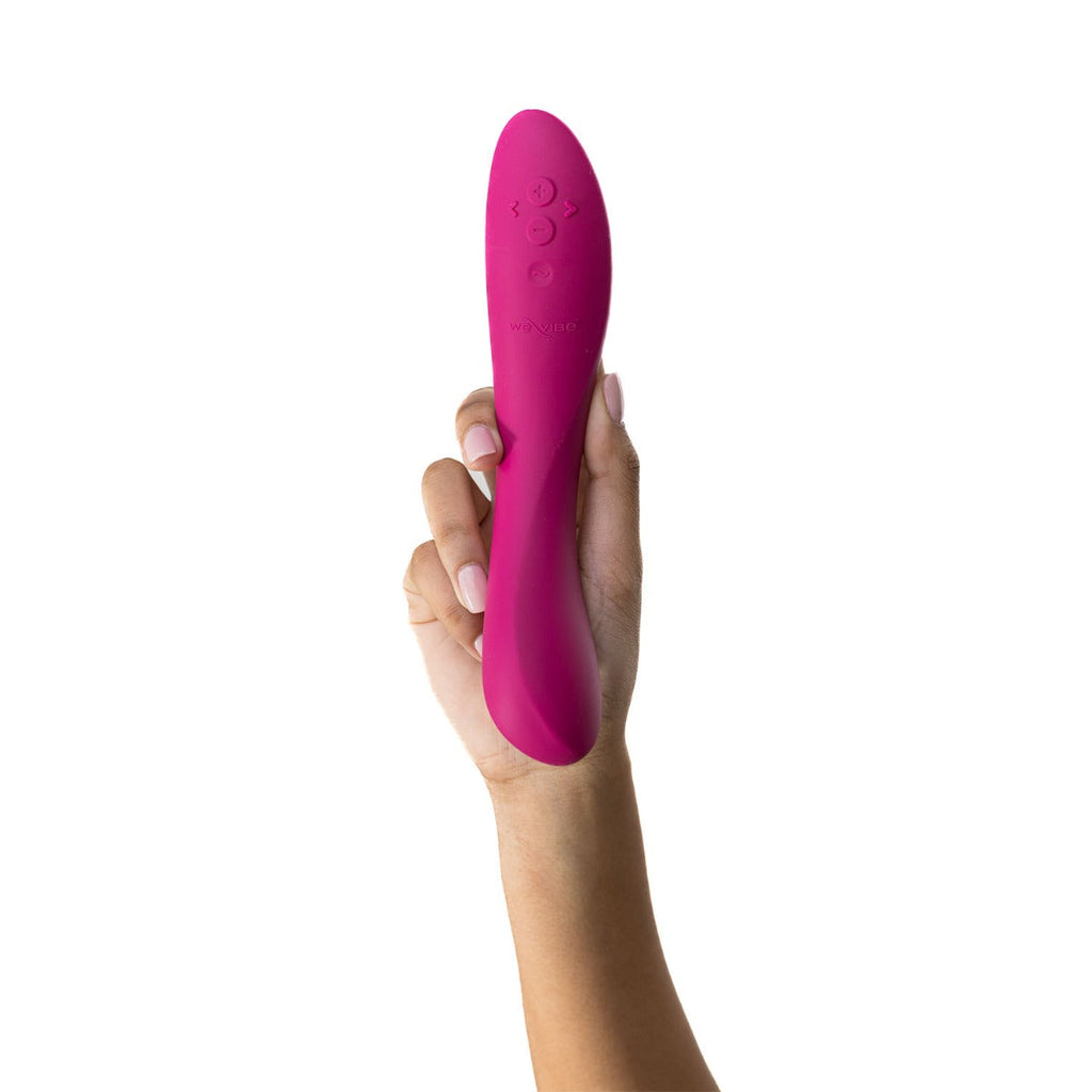 We-Vibe - Rave 2 App-Controlled Silicone G-Spot Vibrator Bold Pink